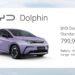 ราคาคาดการณ์ BYD Dolphin รถไฟฟ้า100% 799,999 บาท แบต 44.9 kWh วิ่งไกล 410 km.
