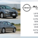 Nissan ALMERA Minorchange : 549,000 – 699,000 บาท