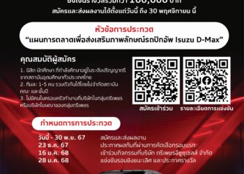 “กลุ่มตรีเพชร” ชวนเยาวชนรุ่นใหม่ โชว์ไอเดียแผนการตลาด “Bring D-Max to the Next Level” ในโครงการ “Tri Petch Group Awakens Your Challenge 2024” ปีที่ 3