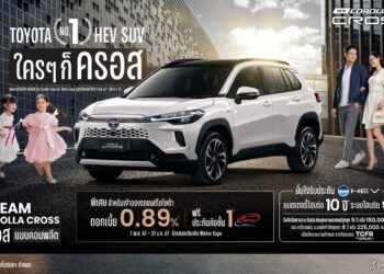 โตโยต้าสร้างยอดขายสูงสุด กลุ่มไฮบริดเอสยูวี กับแคมเปญการสื่อสารใหม่ “โตโยต้า No.1 HEV SUV ใครๆ ก็ครอส” ตอกย้ำความเป็นผู้นำยนตรกรรมไฮบริด มั่นใจได้ด้วยความพรีเมียมและสบายใจตลอดการใช้งาน