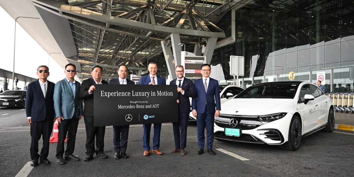 Mercedes-Benz ส่งมอบรถยนต์ 60 คันให้ AOT Limousine ยกระดับบริการรับ-ส่งผู้โดยสารสนามบินสุวรรณภูมิ