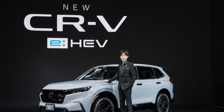 ฮอนด้า เสริมความแข็งแกร่งไลน์อัป e:HEV เปิดตัวรถใหม่หลายเซกเมนต์ นำโดยกลุ่ม SUV ทั้ง CR-V e:HEV ใหม่ และ HuNT Series อัปลุค City e:HEV ในดีไซน์พิเศษ THE BLACK OUTSHINE และเซอร์ไพรส์! การกลับมาของ STEP WGN e:HEV เปิดจองสิทธิ์และจัดแสดงในงาน พร้อมโปรสุดคุ้มส่งท้ายปี ทั้งในงานและโชว์รูมฮอนด้าทั่วประเทศ